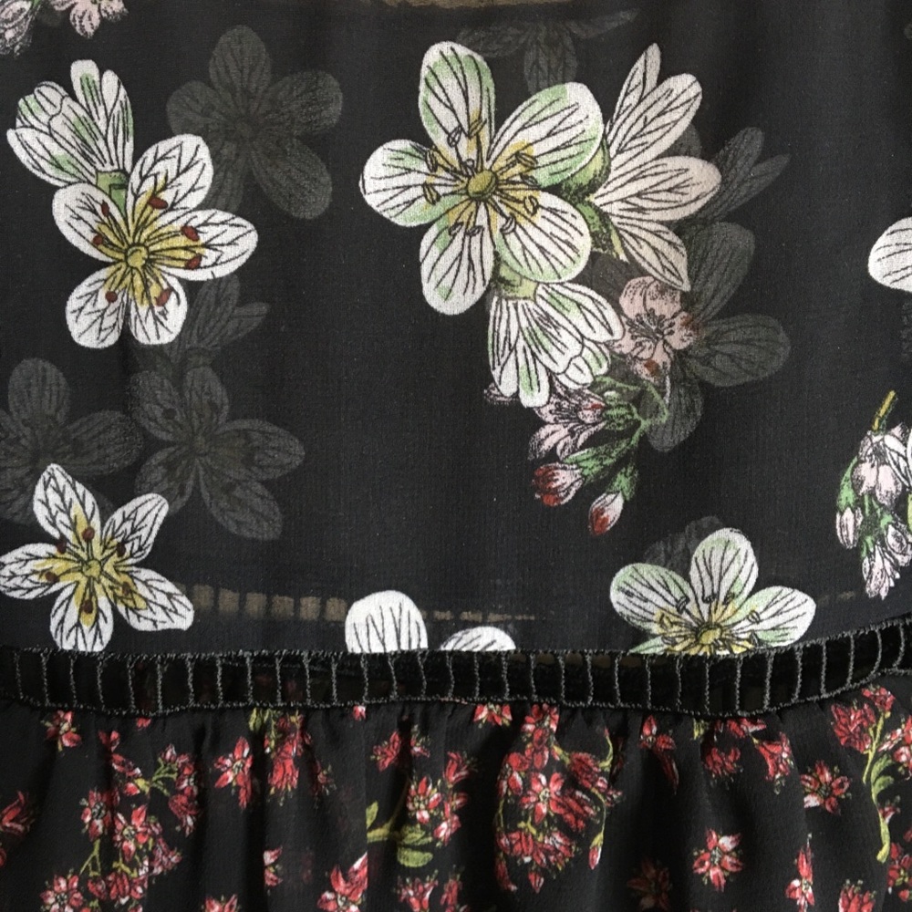 No Label Boho Sheer Blouse - Picture 7 of 7
